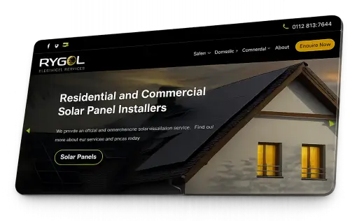 Rygol Electrical Website by Webzeus